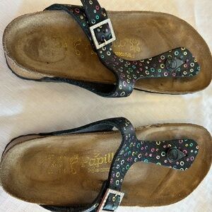 Papillio Carnival black multi Leather Gizeh 37R